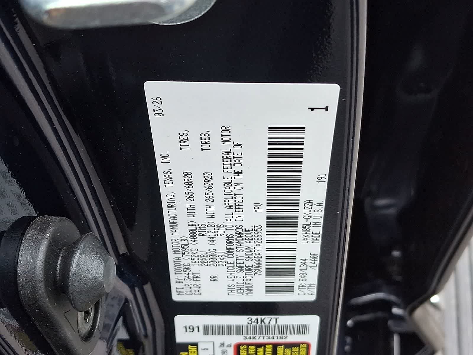 New 2026 Toyota Sequoia 1794 Edition AWD/4WD image 23