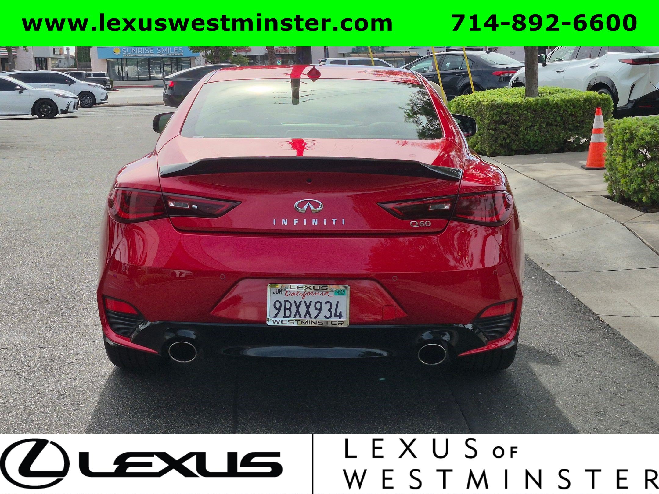 Used 2021 INFINITI Q60 3.0t Luxe w/ Cargo Package RWD image 10