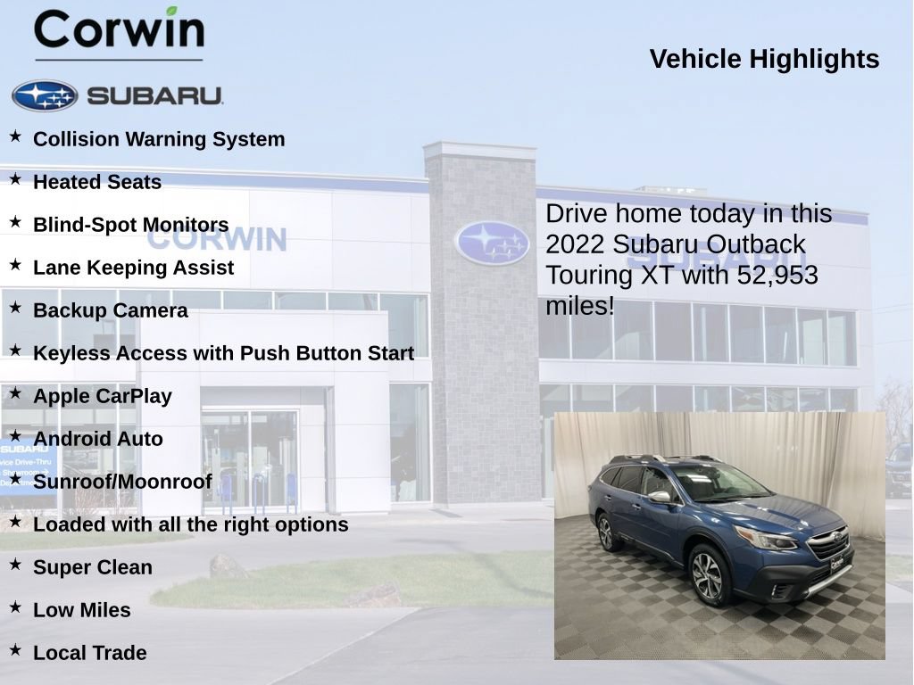 Used 2022 Subaru Outback Touring XT AWD/4WD image 6