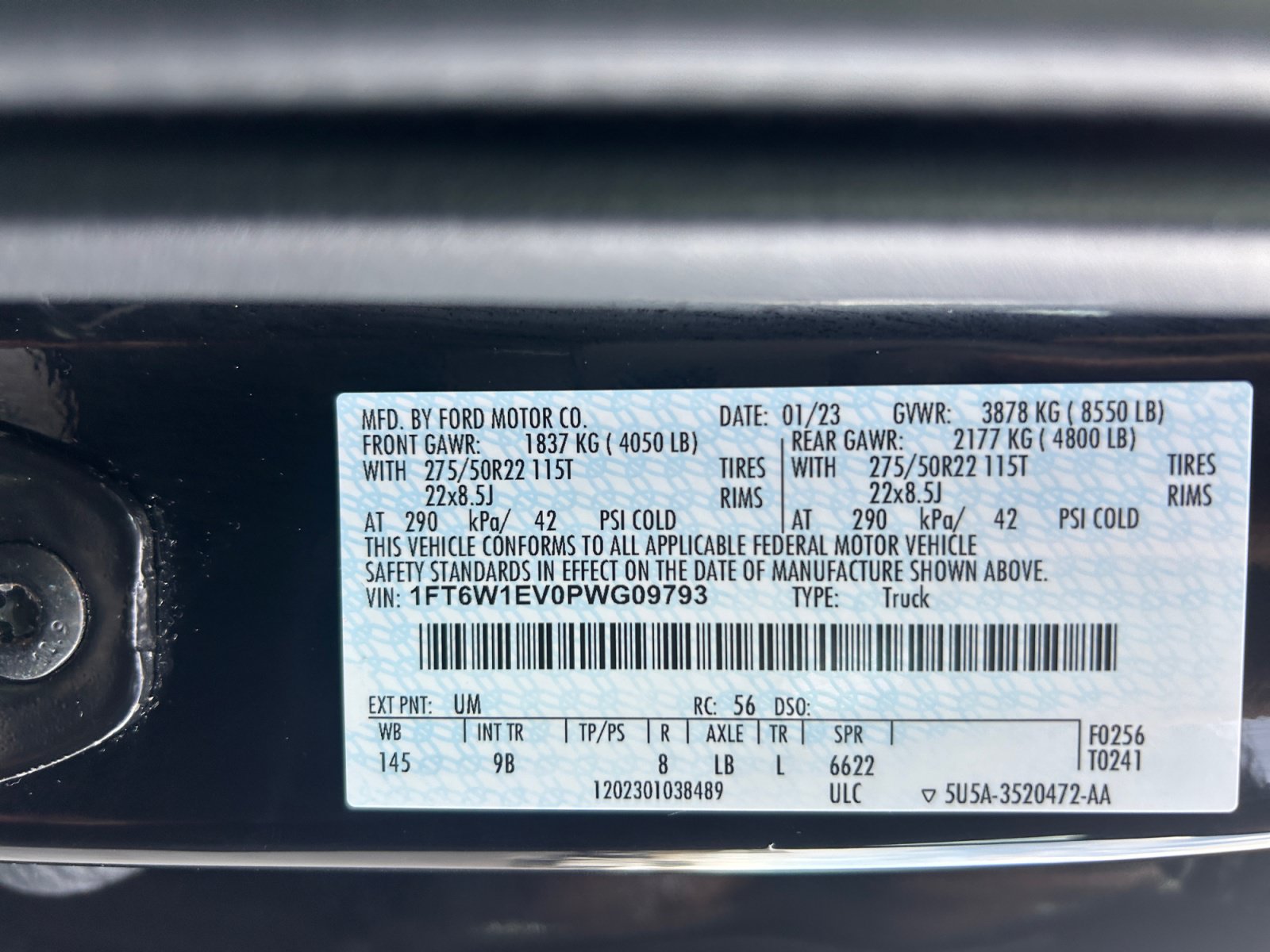 Certified 2023 Ford F150 Lightning Platinum AWD/4WD image 29