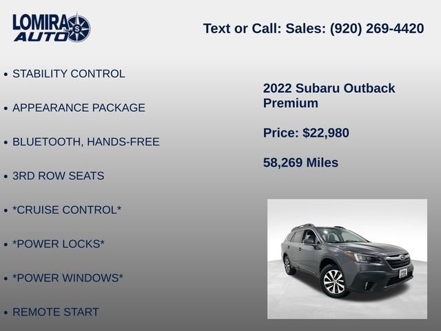 Used 2022 Subaru Outback Premium AWD/4WD image 8