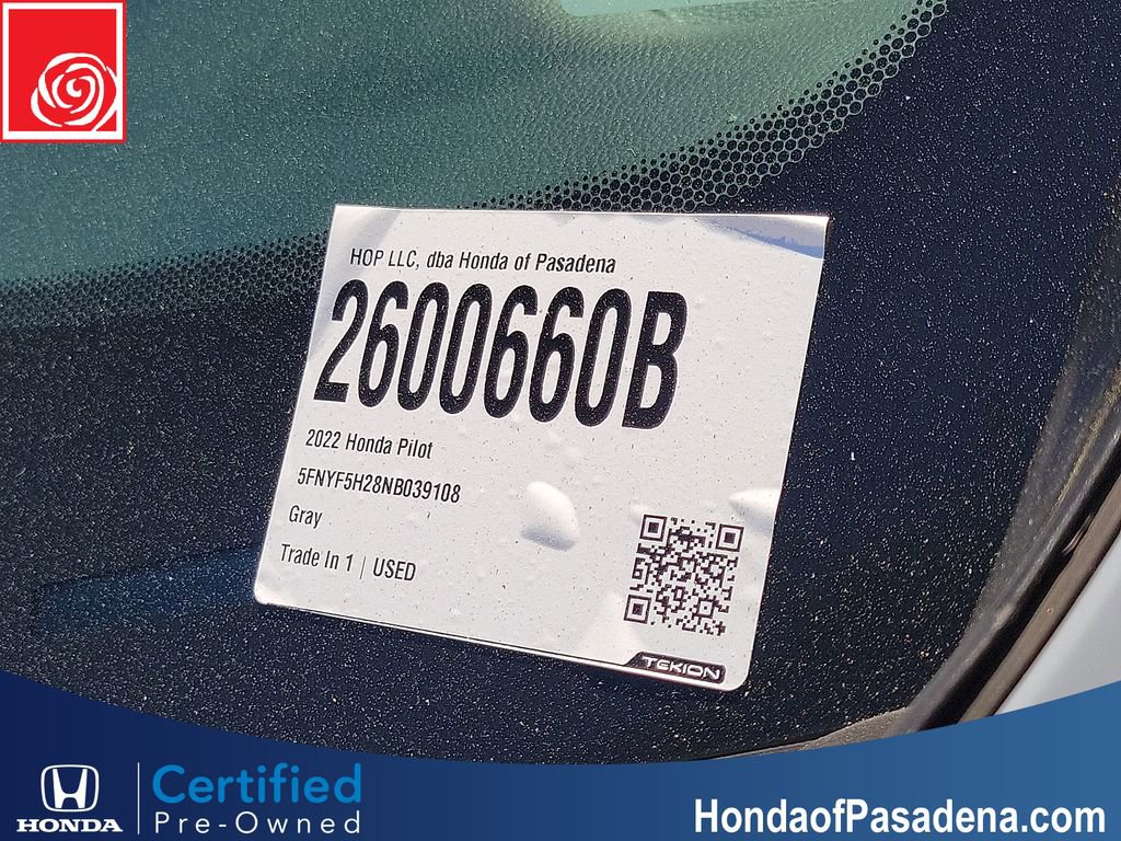Certified 2022 Honda Pilot Special Edition image 37
