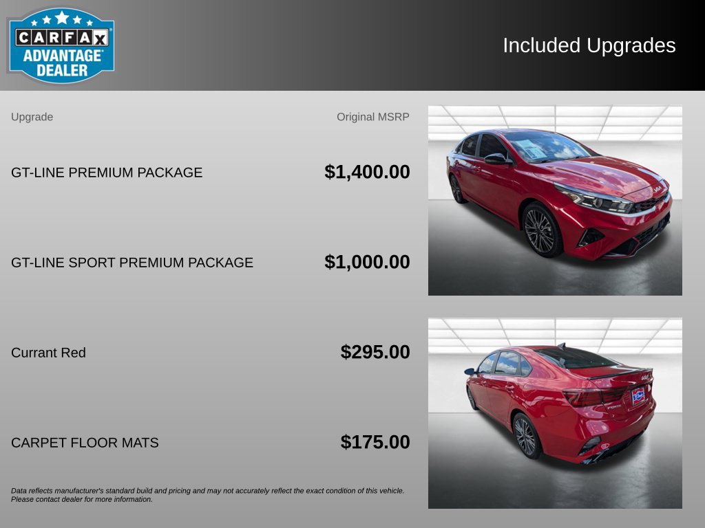 Used 2024 Kia Forte GT-Line w/ GT-Line Premium Package FWD image 3