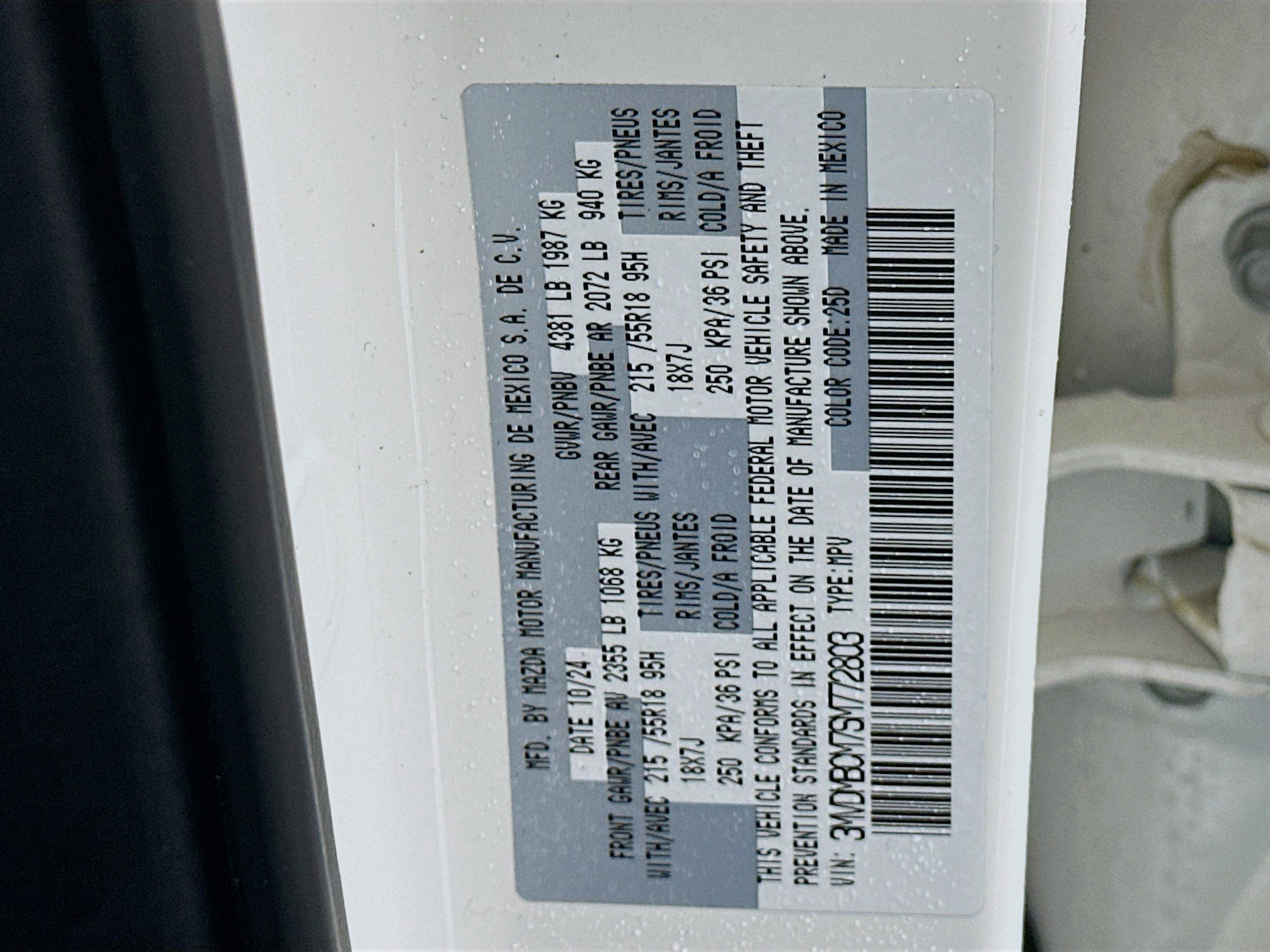 Used 2025 MAZDA CX-30 AWD 2.5 S w/ Preferred Package image 12