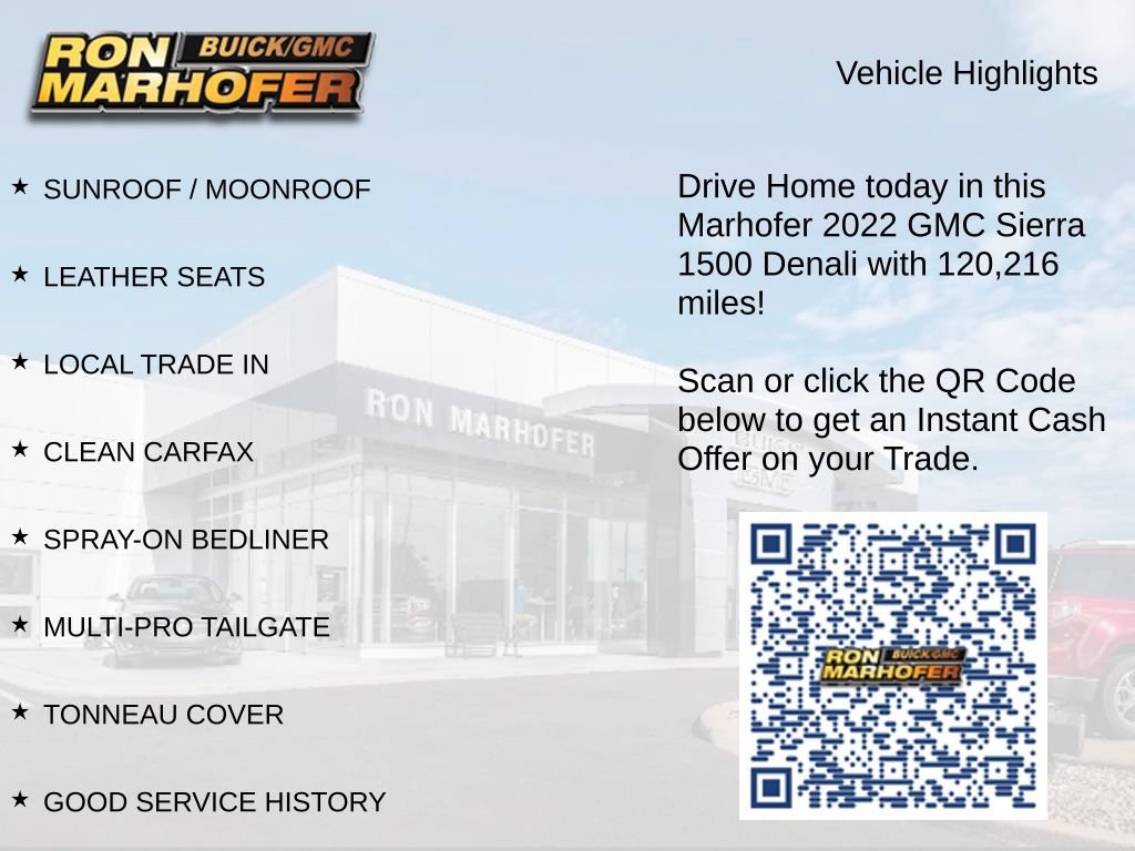 Used 2022 GMC Sierra 1500 Denali w/ Denali Reserve Package AWD/4WD image 15