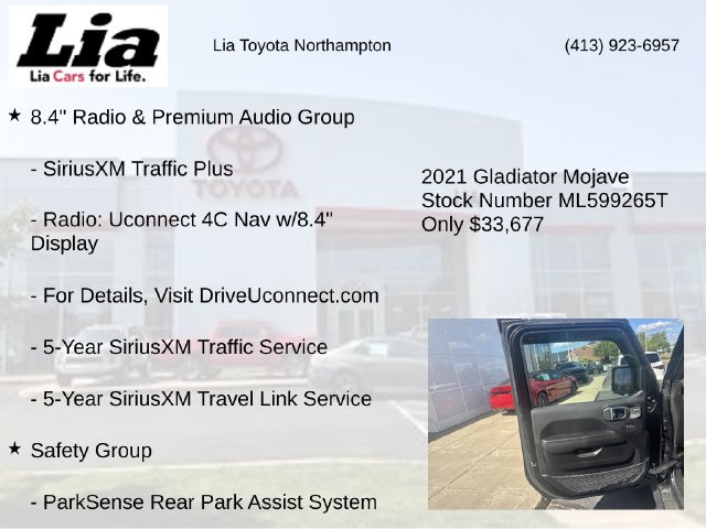 Used 2021 Jeep Gladiator Mojave AWD/4WD image 28