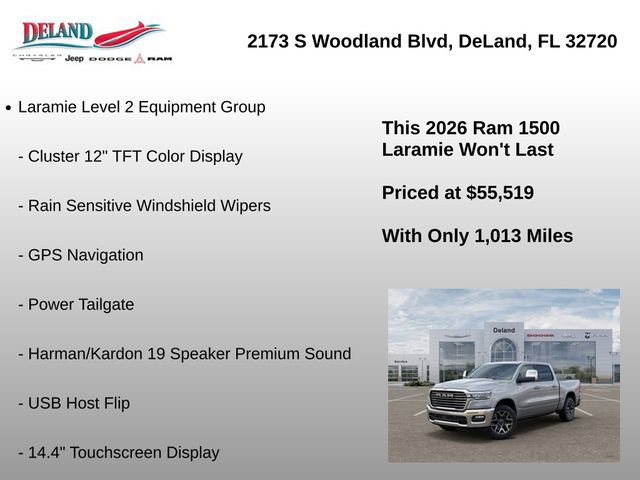 New 2026 RAM 1500 Laramie RWD image 6
