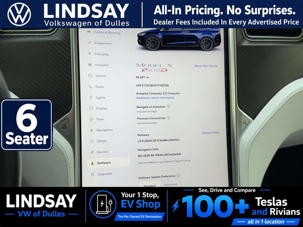 Used 2018 Tesla Model X P100D AWD/4WD image 19