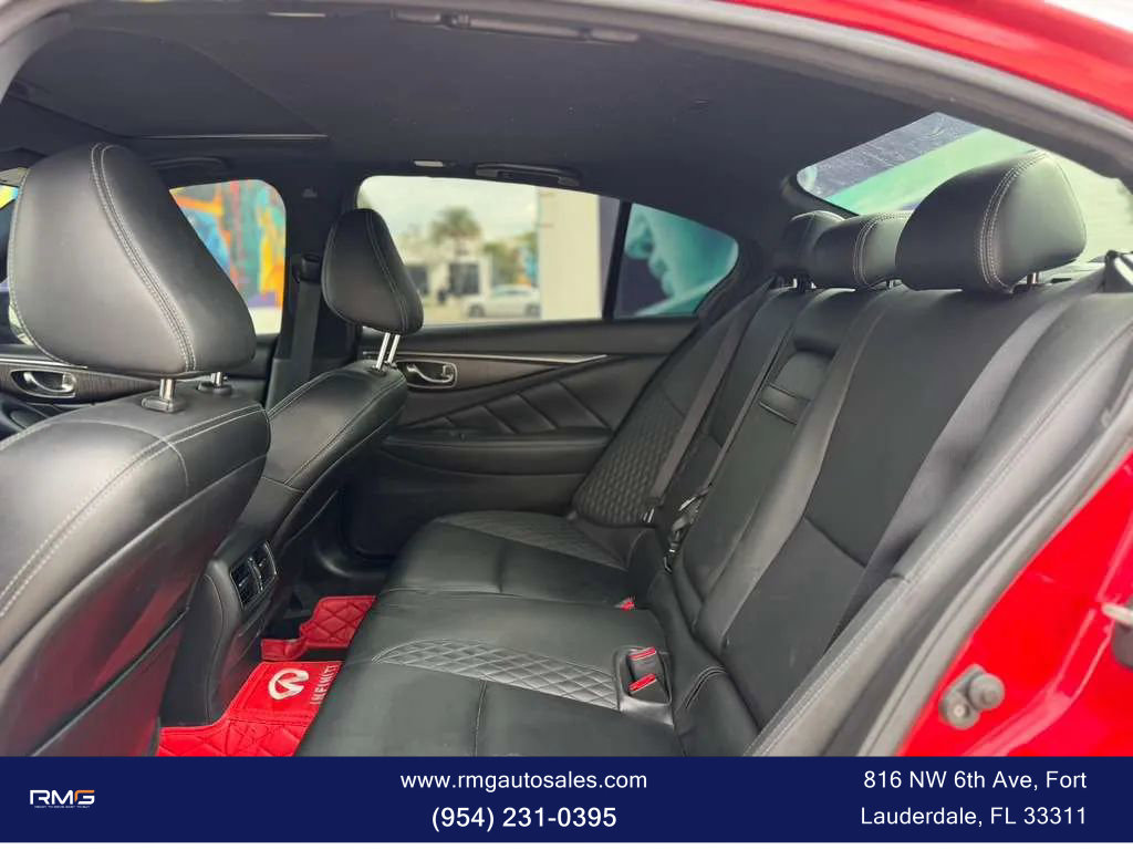 Used 2017 INFINITI Q50 Red Sport 400 image 12