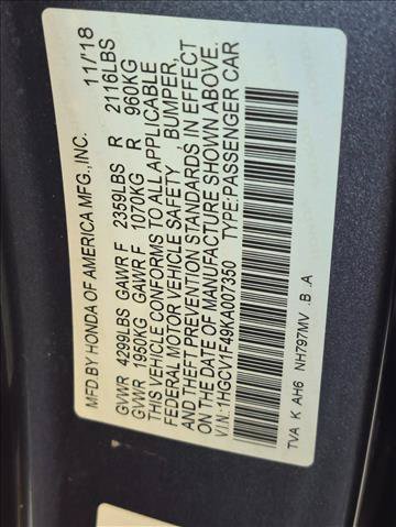 Used 2019 Honda Accord EX image 23