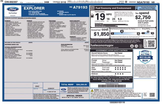 Used 2022 Ford Explorer 4WD image 21