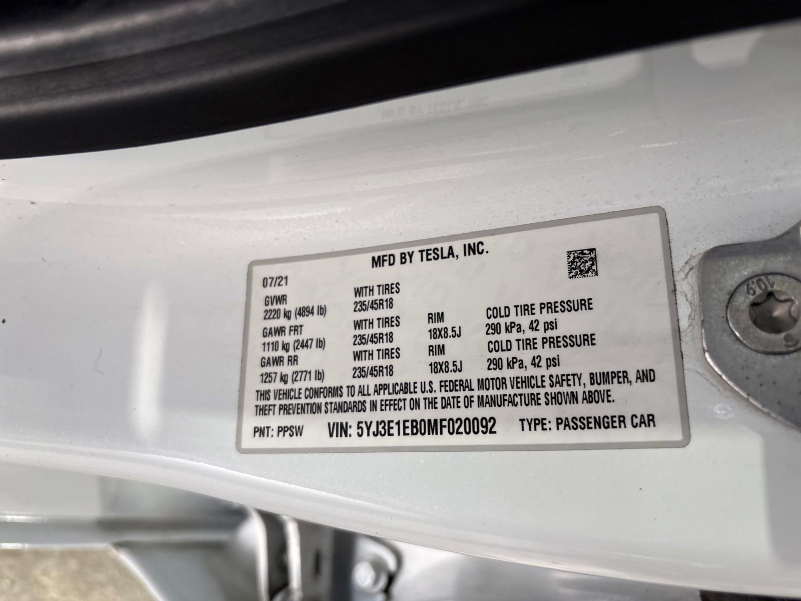 Used 2021 Tesla Model 3 Long Range image 30