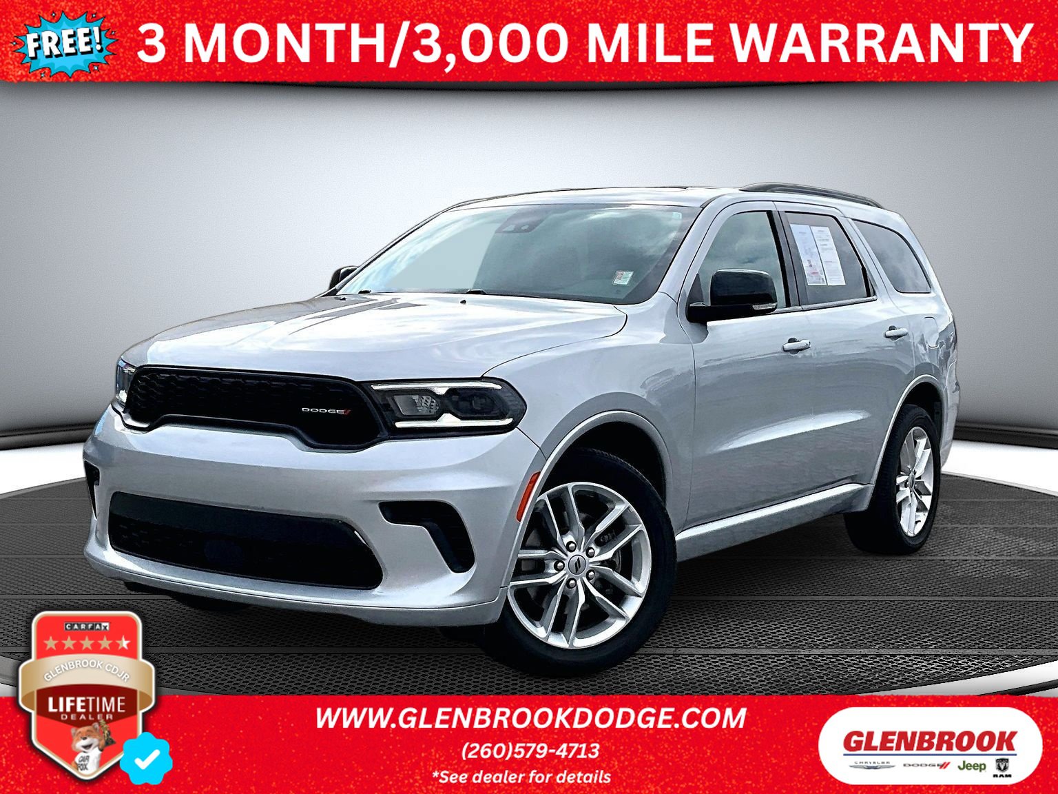 Certified 2024 Dodge Durango GT AWD/4WD image 1