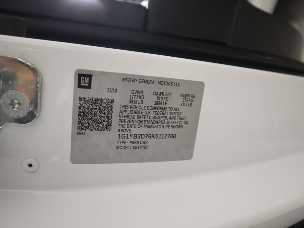 Used 2019 Chevrolet Corvette Stingray Convertible image 38