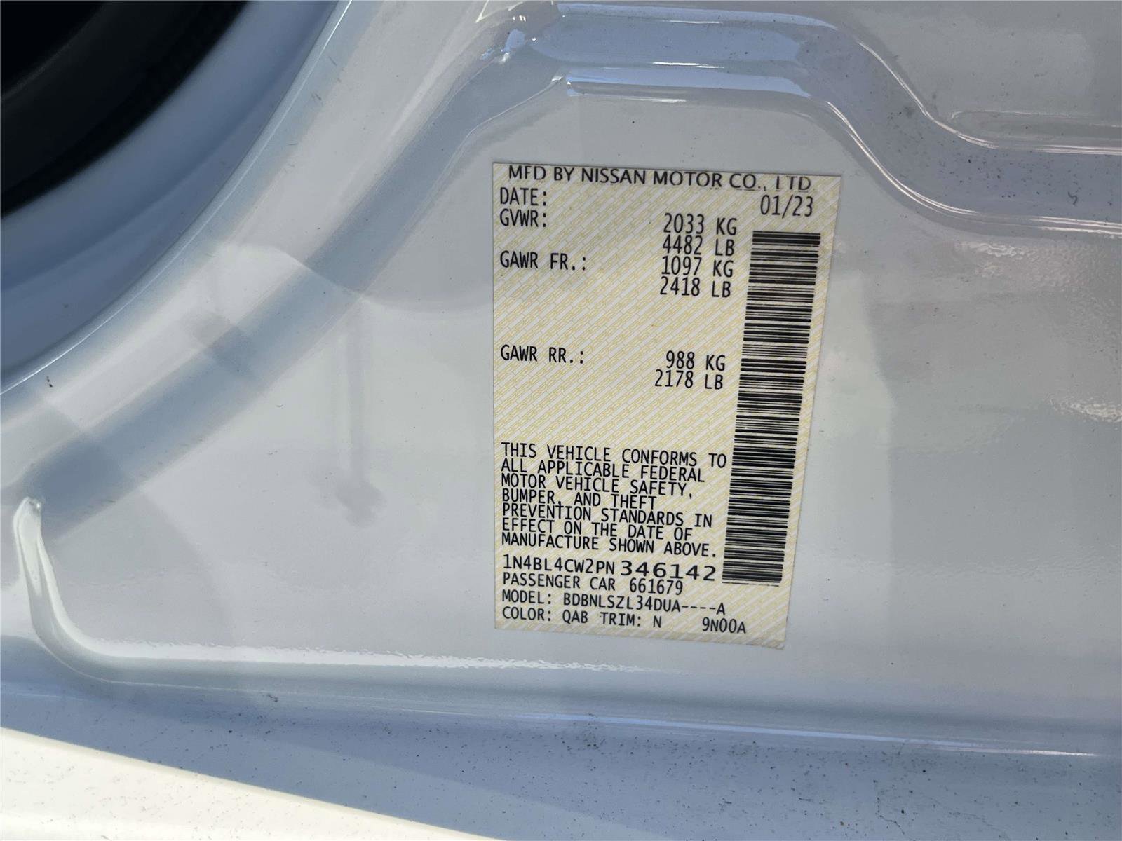 Certified 2023 Nissan Altima 2.5 SR image 23