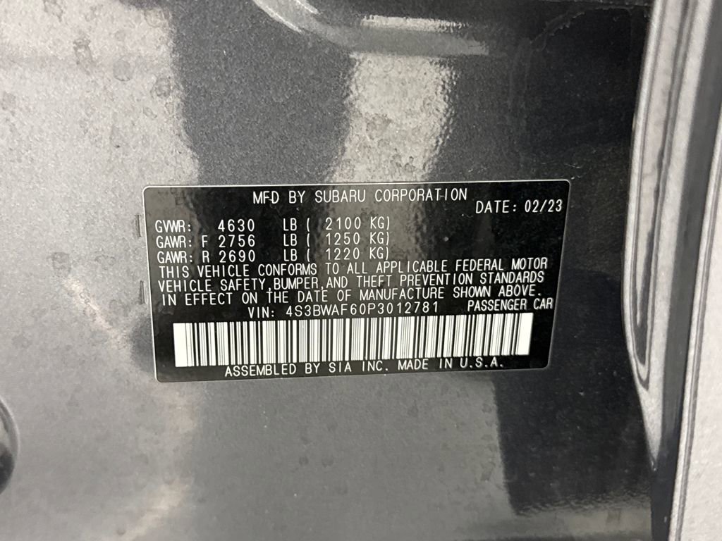 Certified 2023 Subaru Legacy Premium image 4