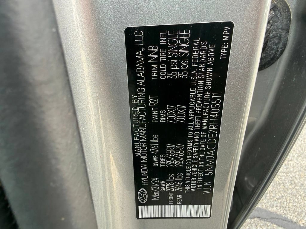 Certified 2024 Hyundai Tucson SE AWD/4WD image 36