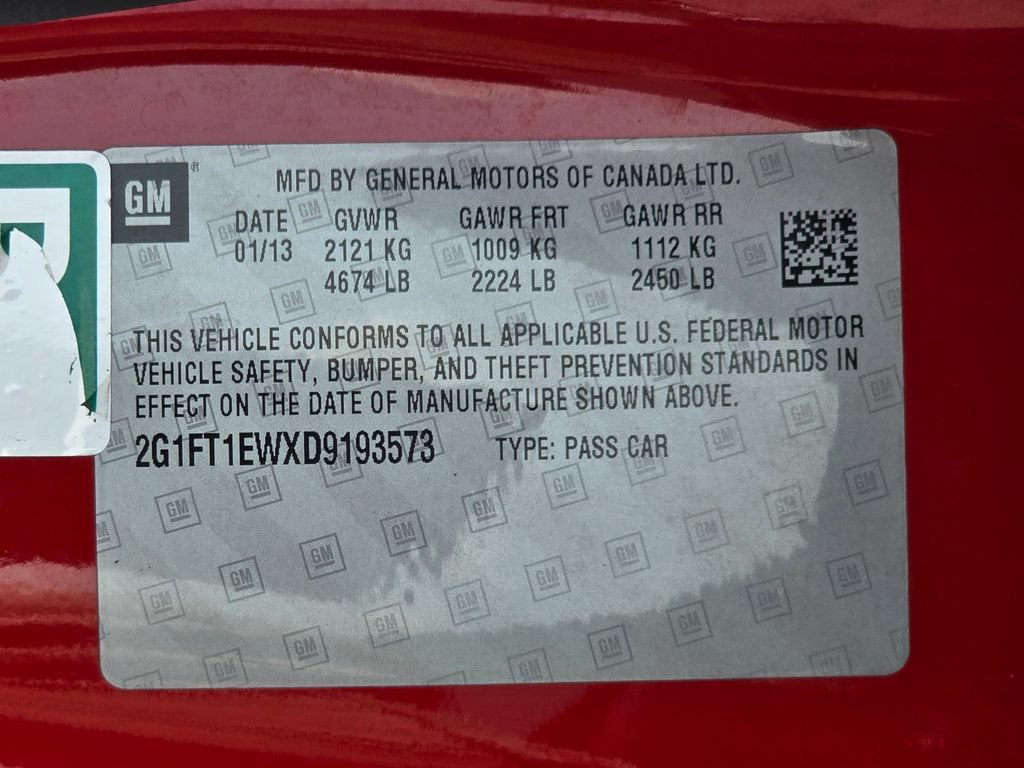 Certified 2013 Chevrolet Camaro SS w/ SS Performance Package RWD image 53