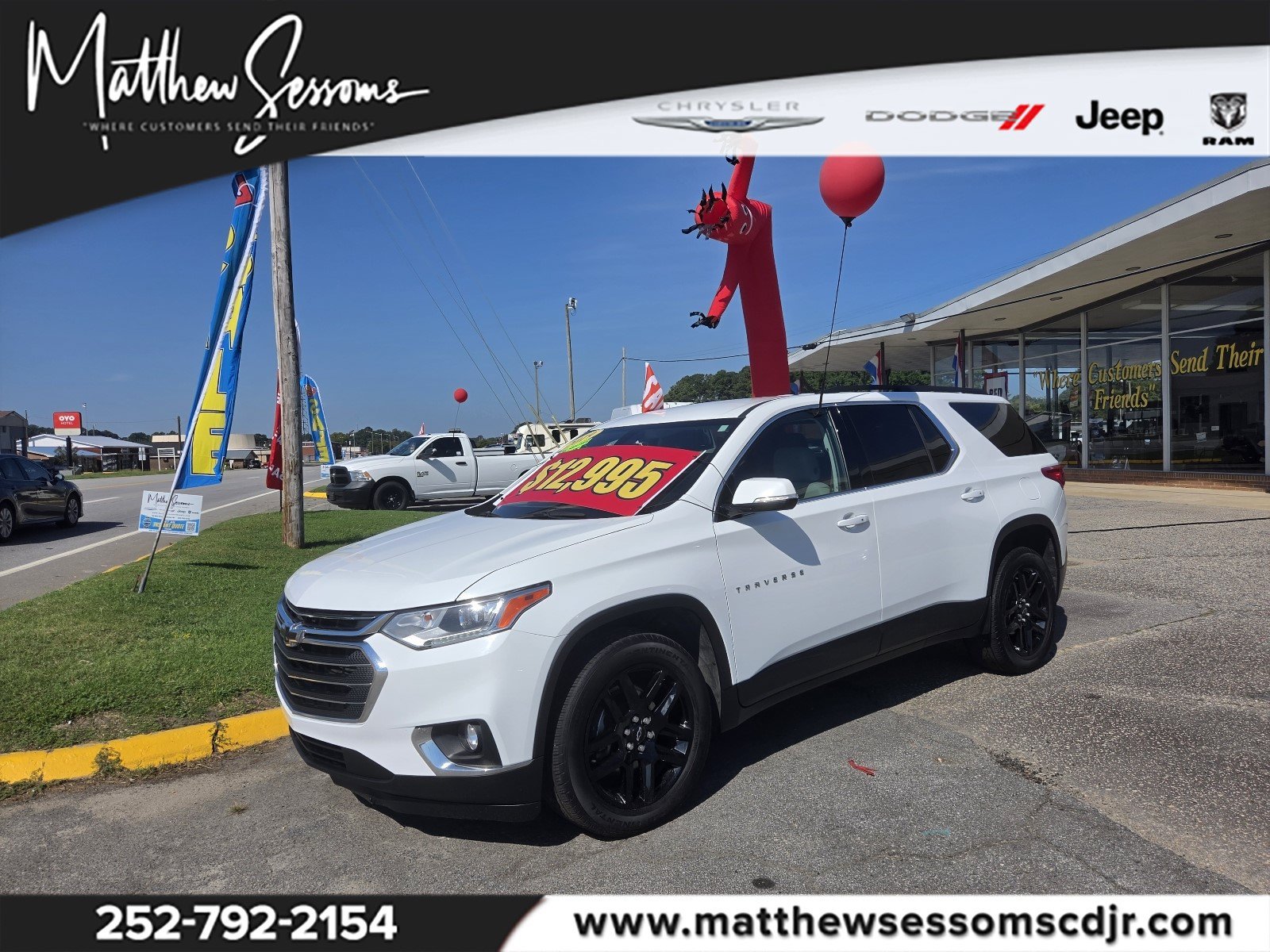 Used 2019 Chevrolet Traverse LT