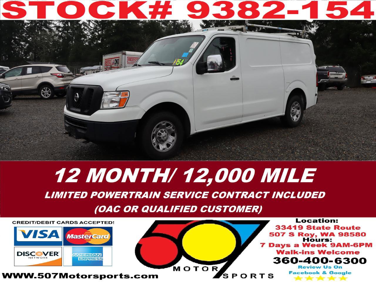 Used 2016 Nissan NV 2500 SV w/ Technology Package image 2