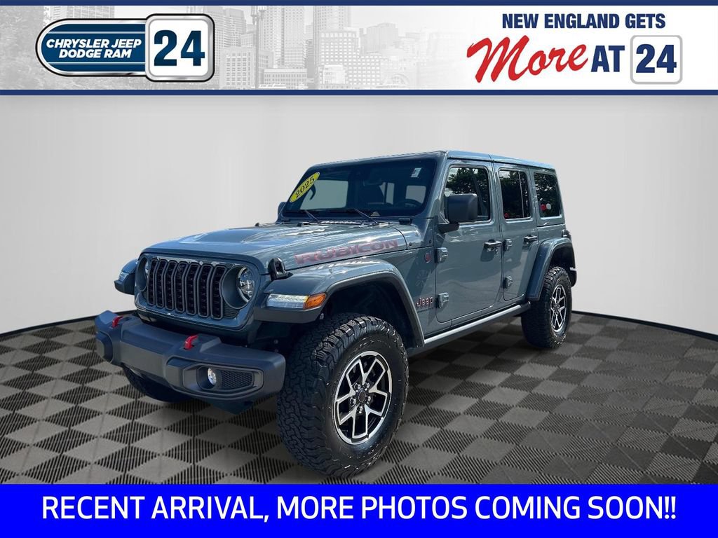 Certified 2025 Jeep Wrangler Unlimited Rubicon w/ Safety Group AWD/4WD 360° Tour