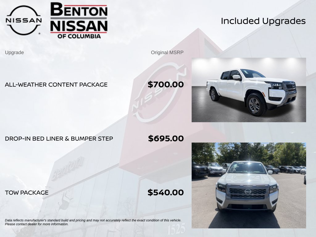 Certified 2026 Nissan Frontier SV w/ All-Weather Content Package AWD/4WD image 6