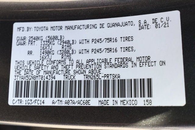 Used 2021 Toyota Tacoma SR5 image 32