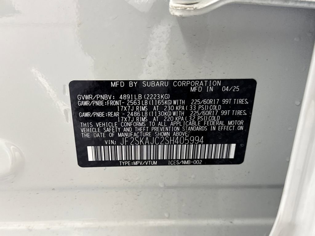 Certified 2025 Subaru Forester Wilderness image 28