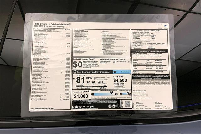 New 2025 BMW iX xDrive50 w/ Premium Package image 12