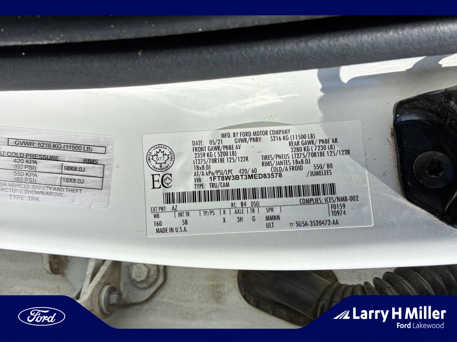 Used 2021 Ford F350 Lariat w/ Lariat Ultimate Package image 25