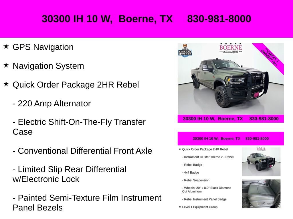 Used 2024 RAM 2500 Rebel w/ Towing Technology Group image 10