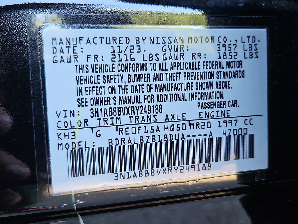 Used 2024 Nissan Sentra S FWD image 27