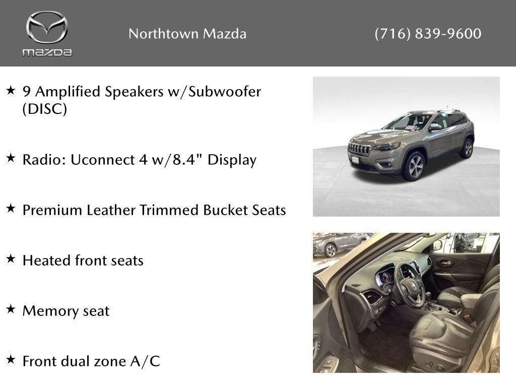 Used 2019 Jeep Cherokee Limited AWD/4WD image 2
