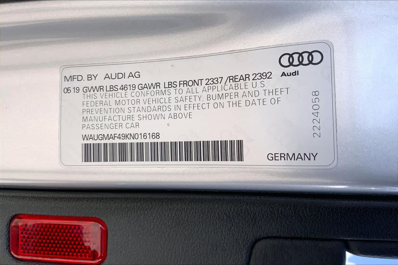 Used 2019 Audi A4 2.0T Premium FWD image 36