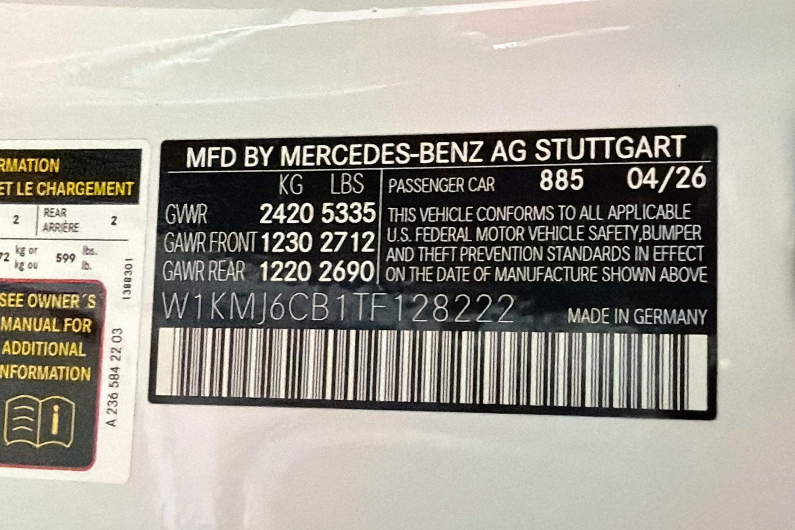 New 2026 Mercedes-Benz CLE 53 AMG 4MATIC Coupe image 24