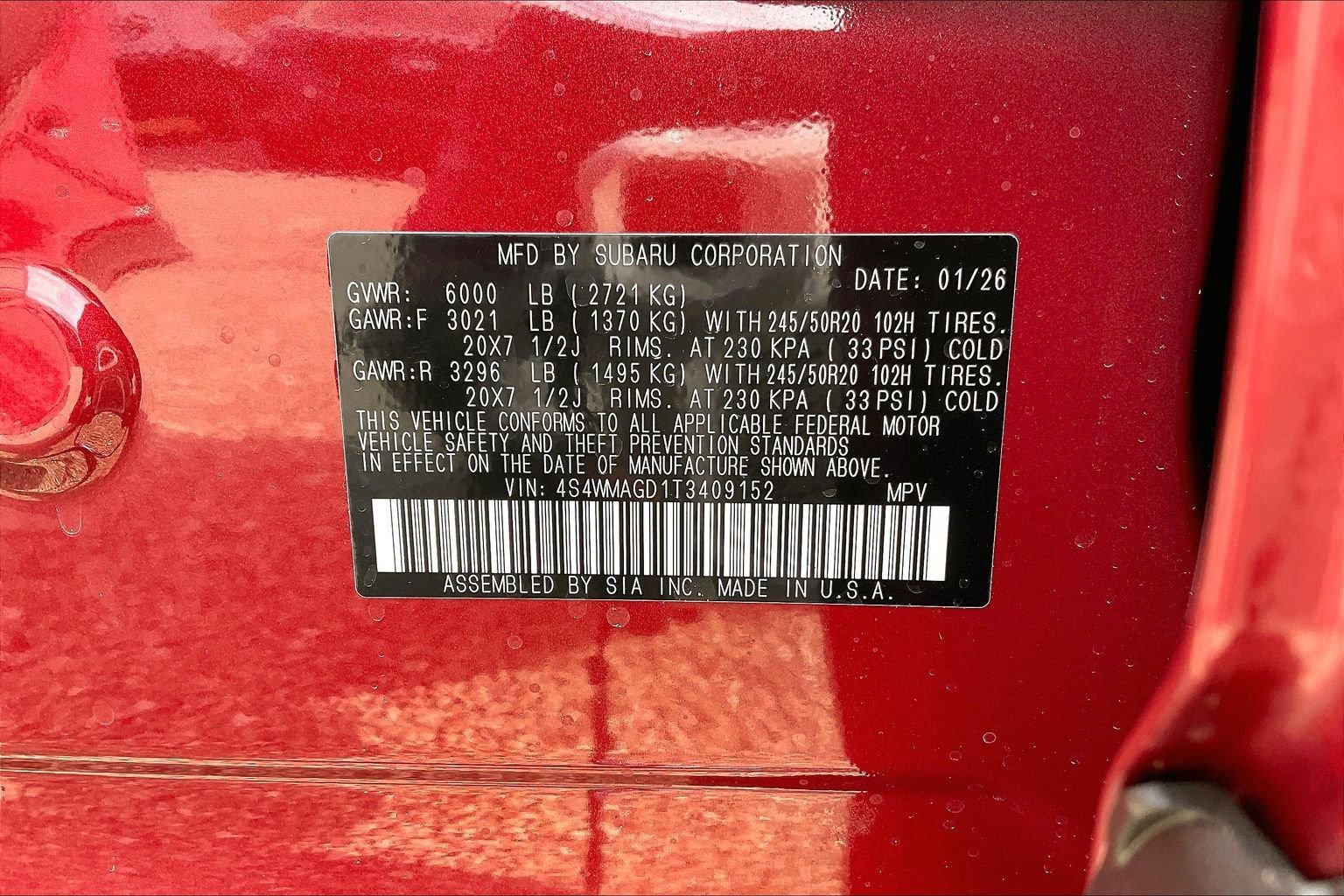 New 2026 Subaru Ascent Limited image 12
