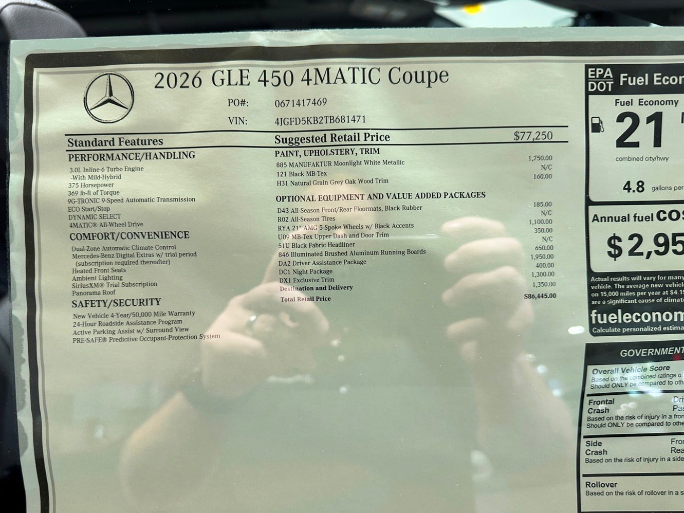 New 2026 Mercedes-Benz GLE 450 4MATIC Coupe image 17