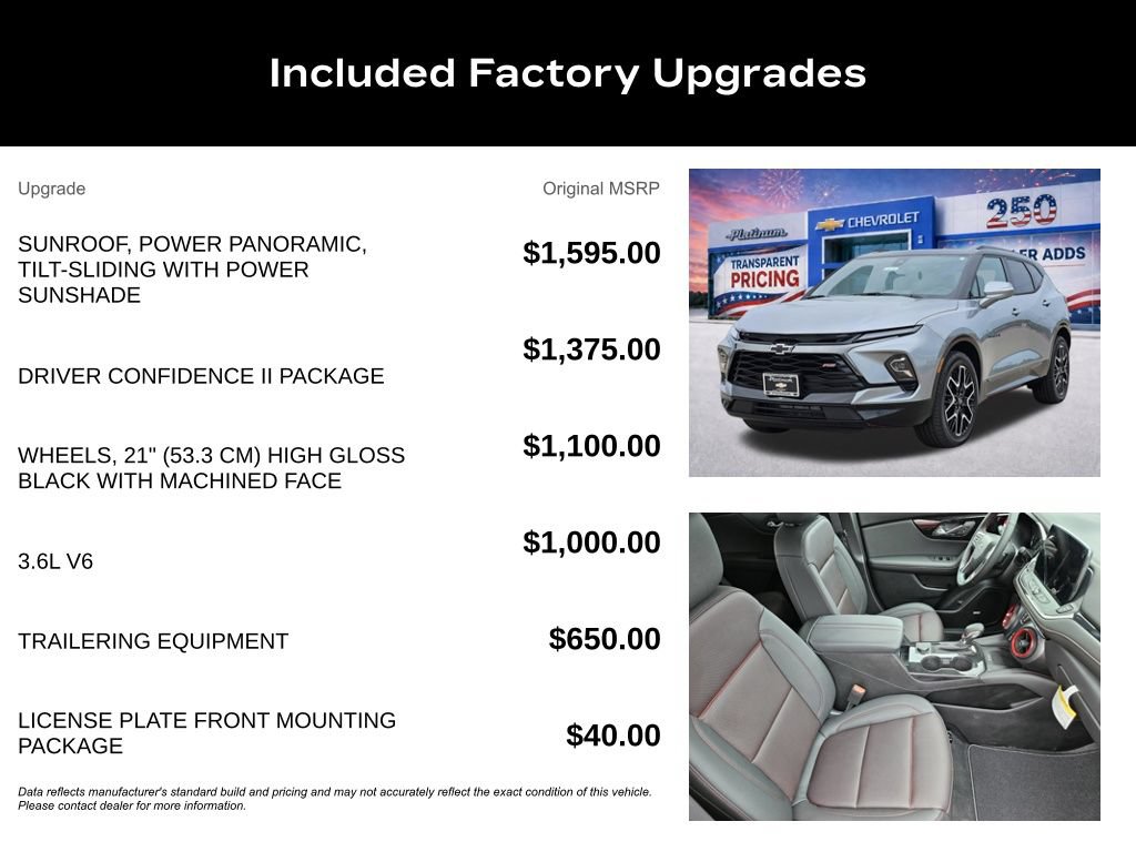 New 2026 Chevrolet Blazer RS w/ Driver Confidence II Package FWD image 12
