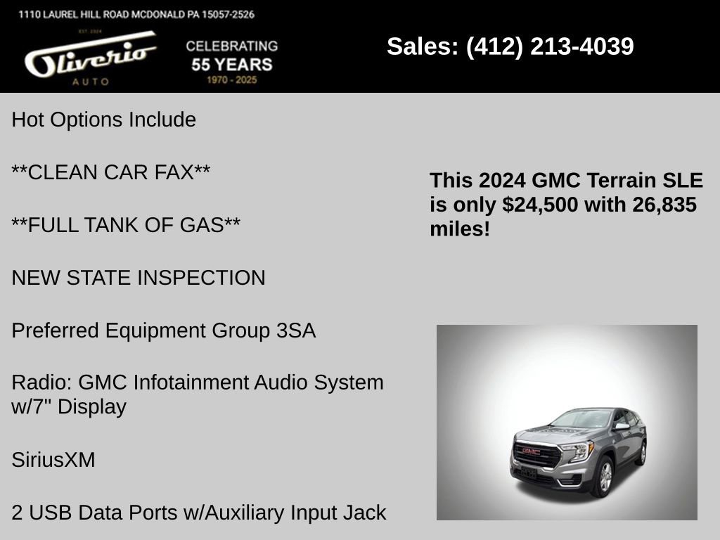 Used 2024 GMC Terrain SLE image 5