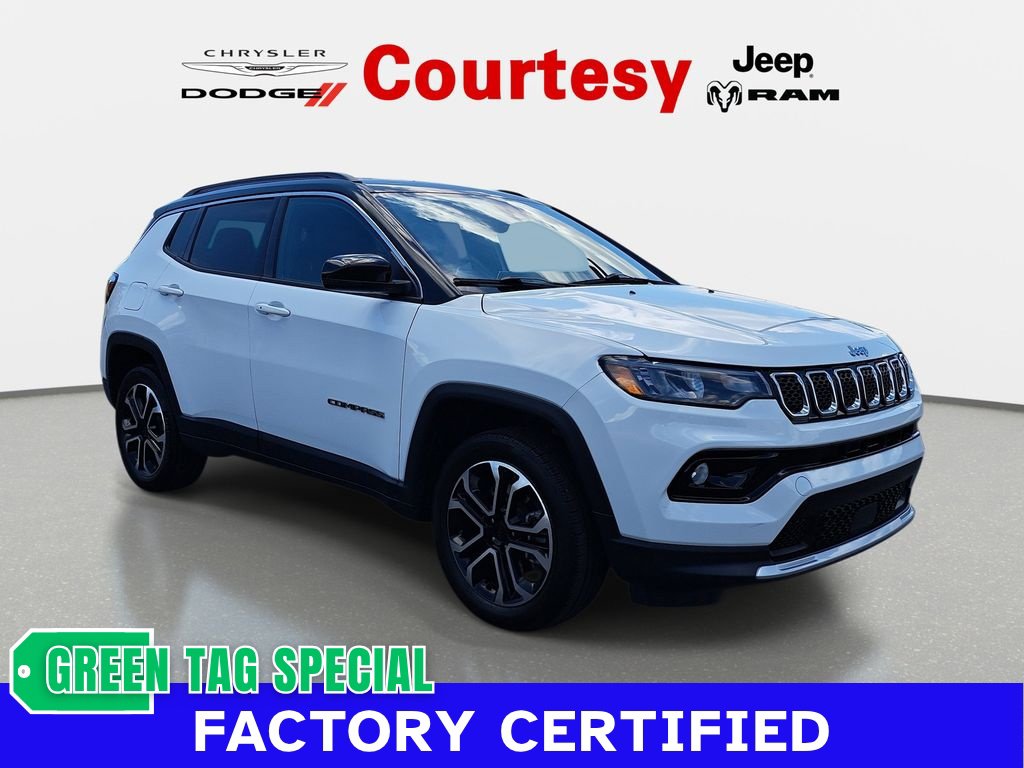 Certified 2023 Jeep Compass Limited AWD/4WD image 1