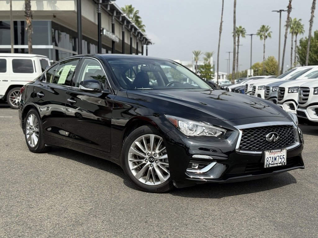 Used 2021 INFINITI Q50 Luxe w/ Cargo Package