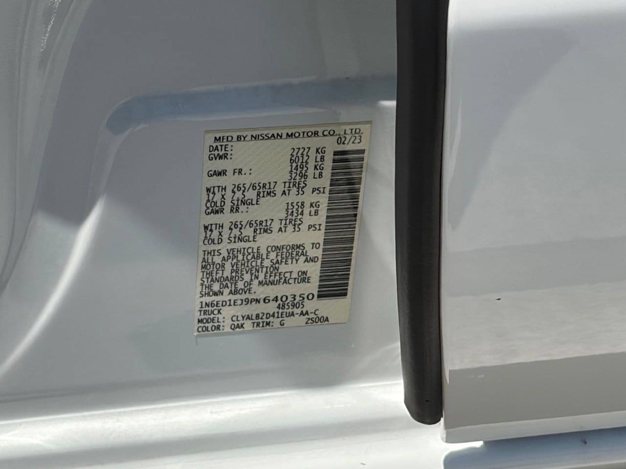 Used 2023 Nissan Frontier SV w/ Technology Package RWD image 13