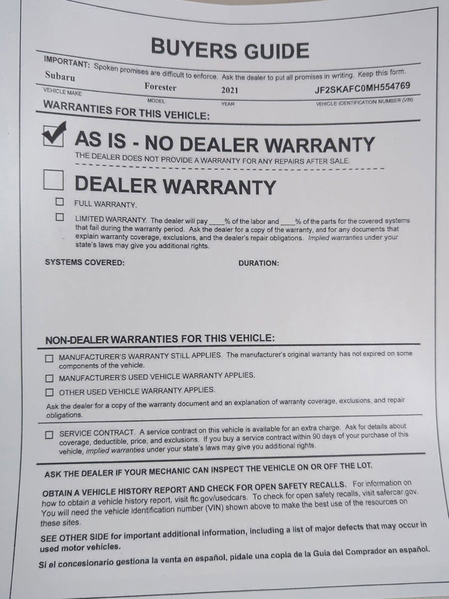 Used 2021 Subaru Forester Premium image 31