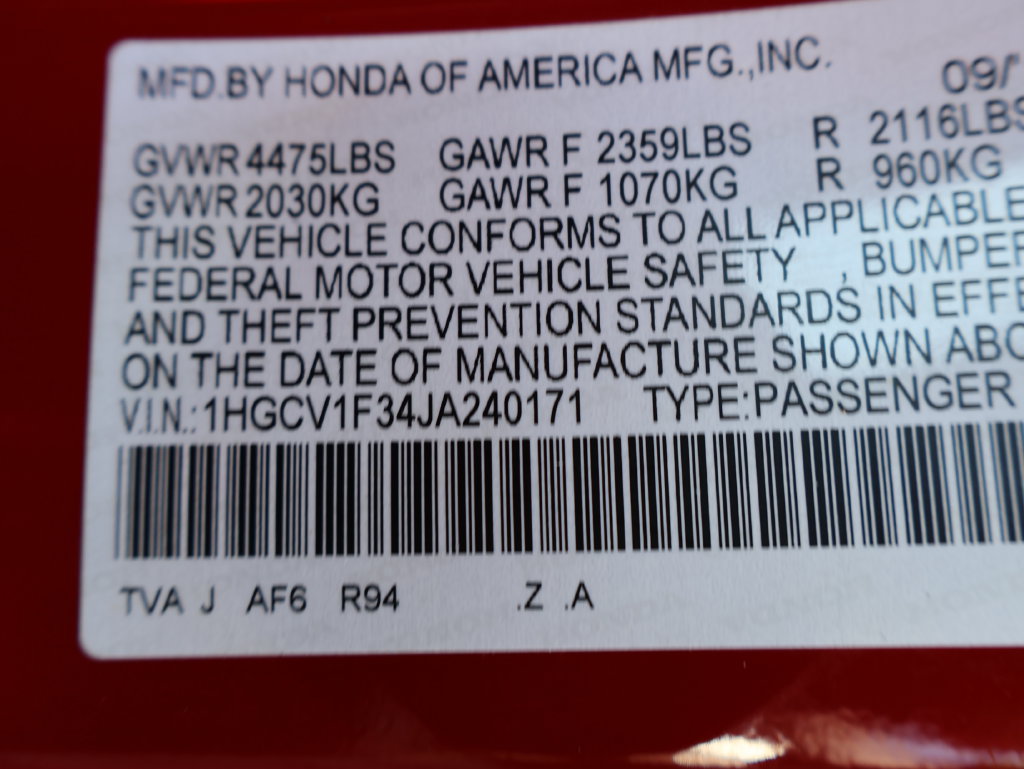 Certified 2018 Honda Accord Sport image 32