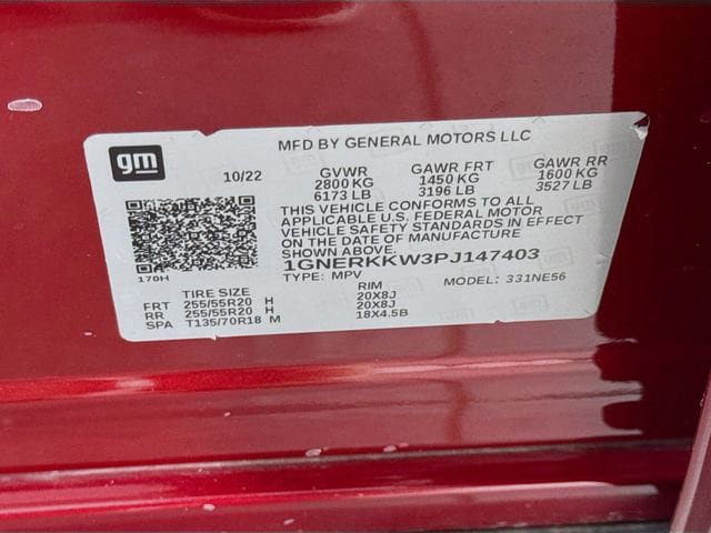Used 2023 Chevrolet Traverse Premier w/ LPO, Floor Liner Package FWD image 35