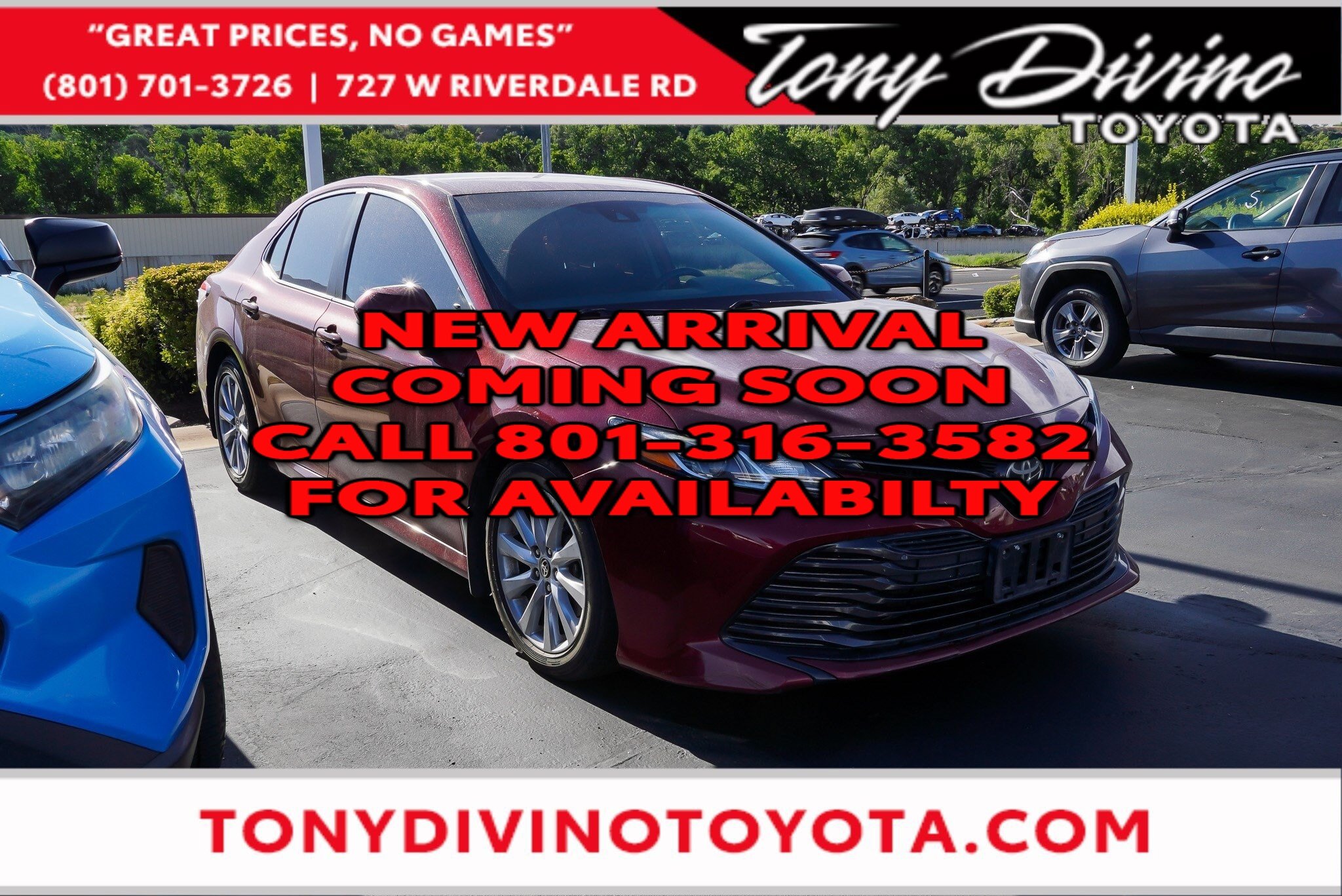 Certified 2020 Toyota Camry LE FWD image 1