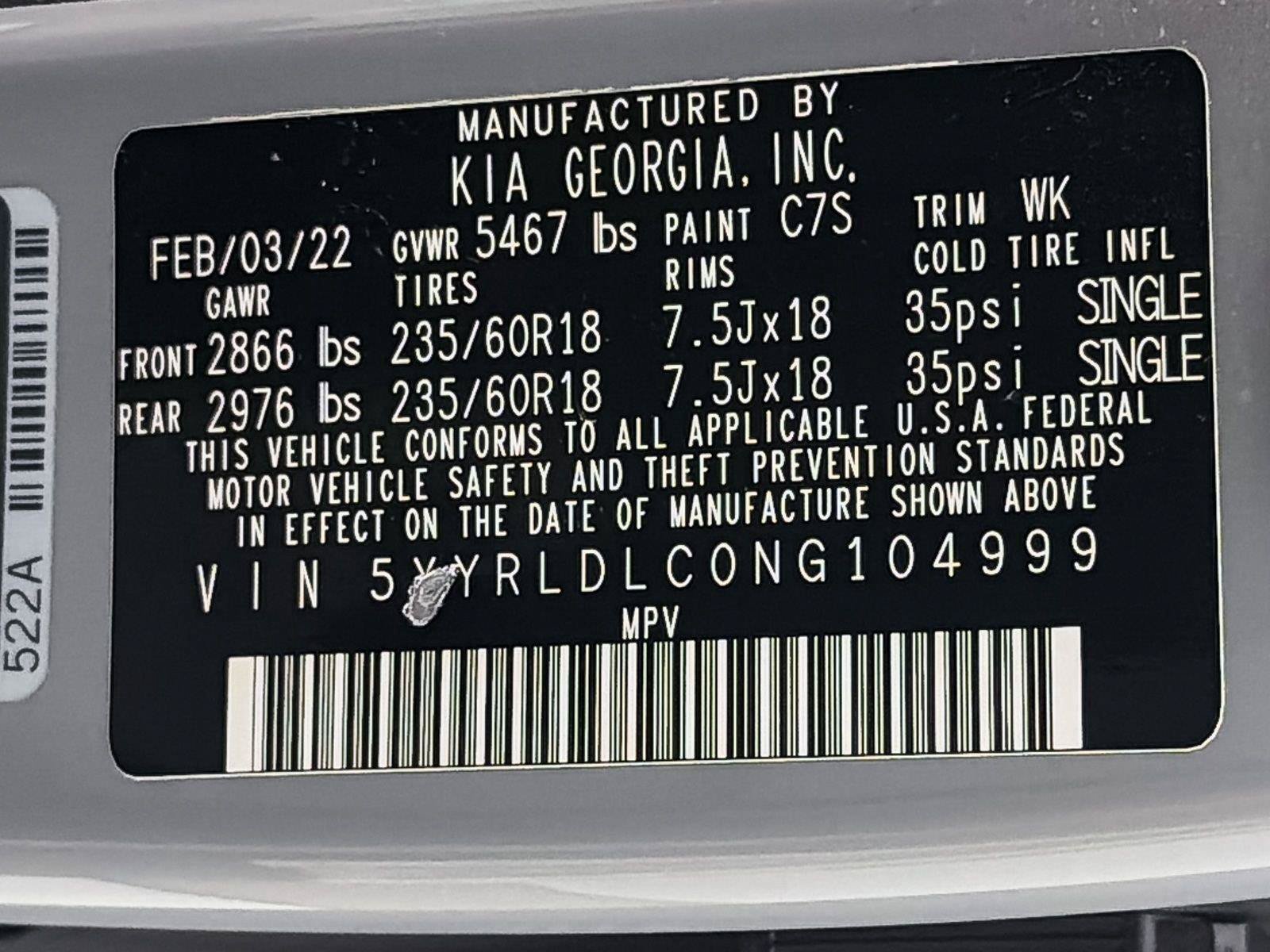 Used 2022 Kia Sorento S w/ Panoramic Sunroof Package AWD/4WD image 32
