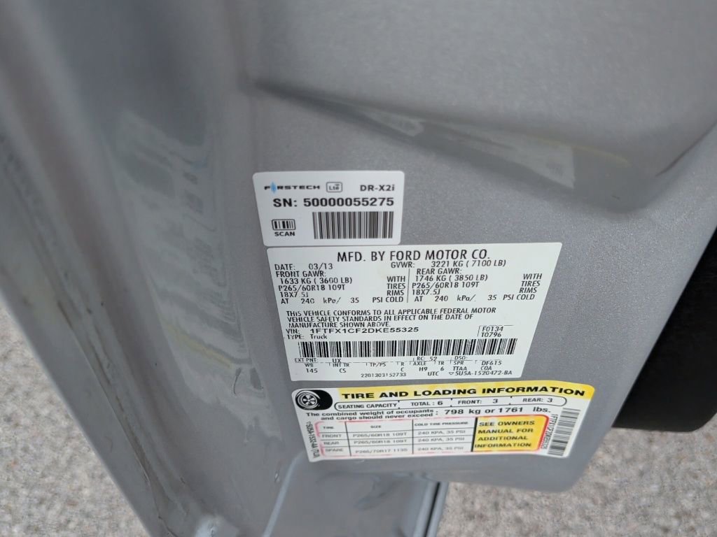 Used 2013 Ford F150 STX w/ Mid Equipment Group RWD image 37