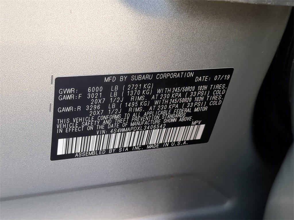 Used 2020 Subaru Ascent Limited w/ Technology Package image 37