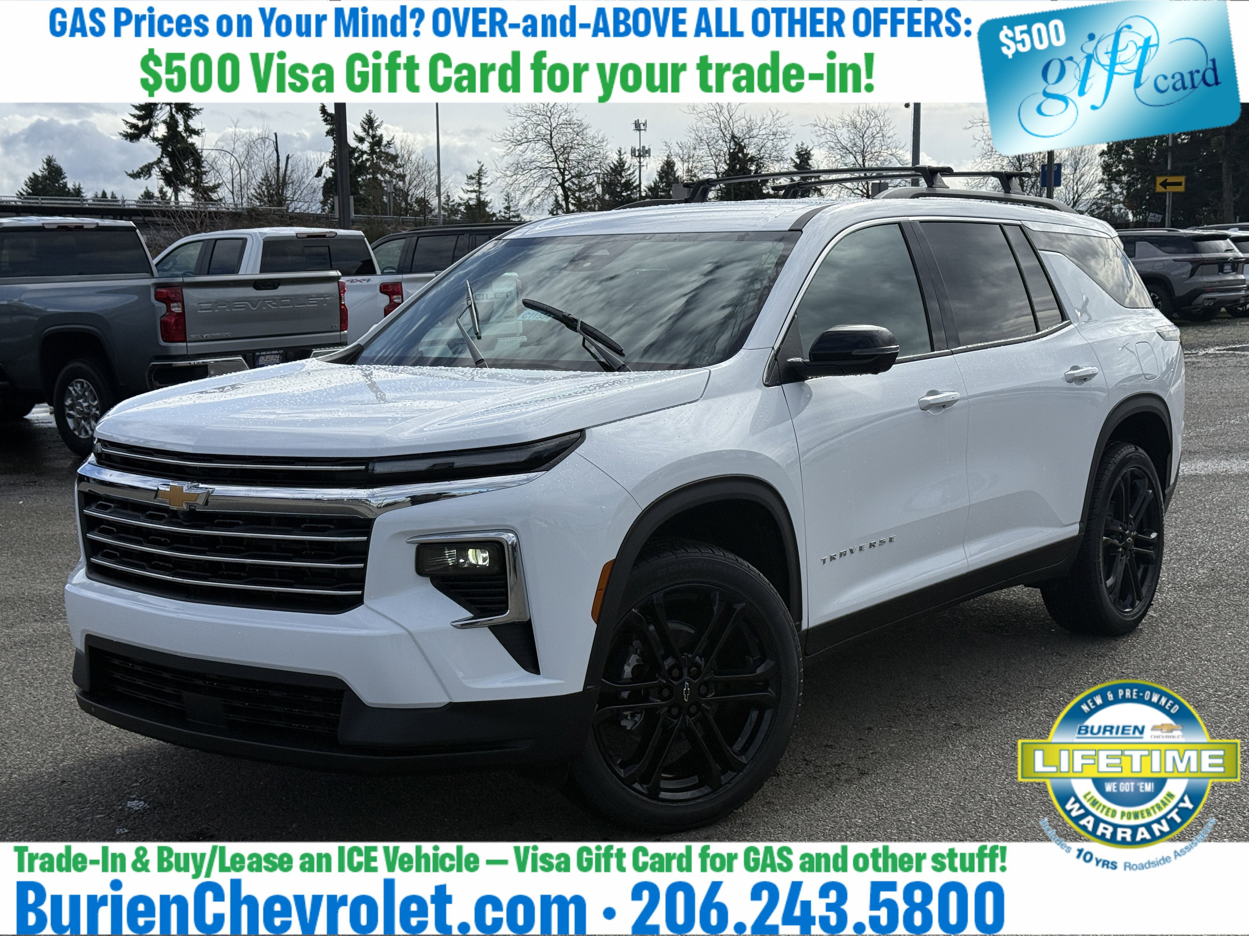 New 2026 Chevrolet Traverse LT w/ Driver Confidence Package AWD/4WD image 1